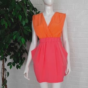 Color-block summer dress